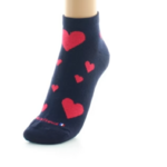 Chaussettes coton coeurs marine Dagobert 3