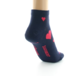 Chaussettes coton coeurs marine Dagobert 5