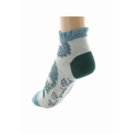 Socquettes coton fleurs bleues Berthe 6