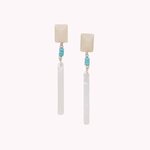 boucles d'oreilles pendantes milos nature 1