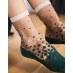 Chaussettes transparentes Nakameguro Émeraude, photo 7