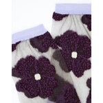 Chaussettes transparentes Murano Violette, photo 8