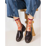 Chaussettes transparentes Blomst Corail, photo 6