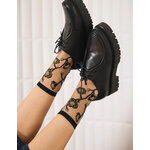 Chaussettes transparentes Blomst Gold, photo 5