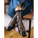 Chaussettes transparentes Oresund Gold portées, photo 2