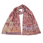 Foulard Létol Louise coloris Quetsche en coton bio
