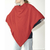 poncho-femme-laine-merinos-rouge