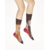chaussettes_fleurs_orange_bordeaux_1