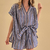 blouse lison carreaux indigo feeka 1