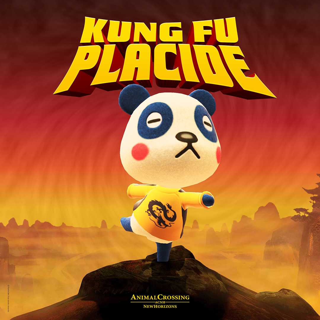 Poster Kung Fu Placide HD - Carré