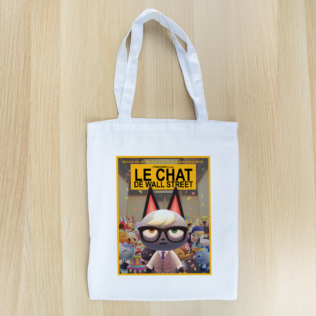totebags Le chat de wall street