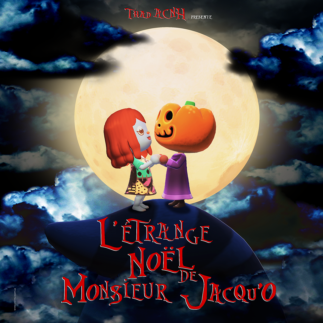 Poster LEtrange Noël de Monsieur JacquO HD - Carré_