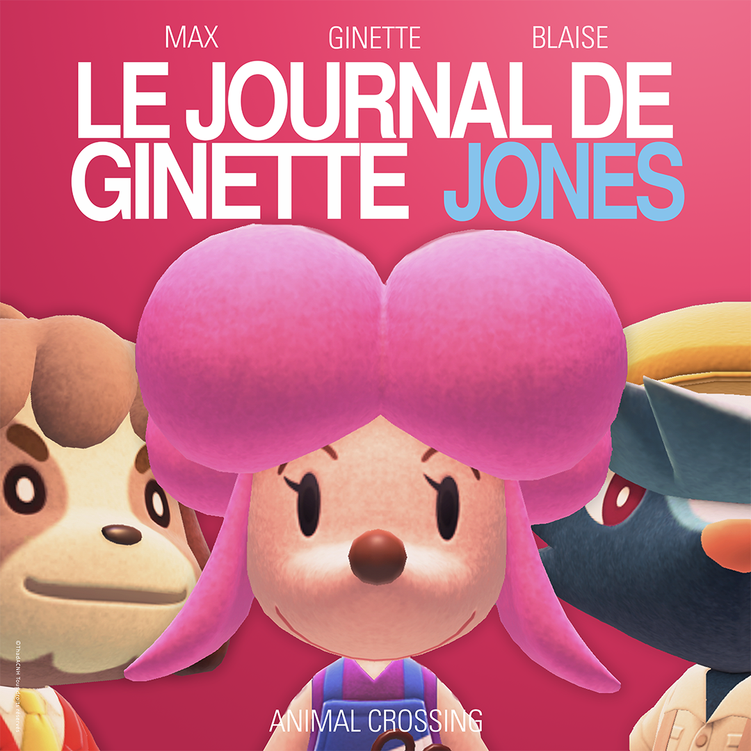 Poster Le Journal de Ginette Jones HD - Carré