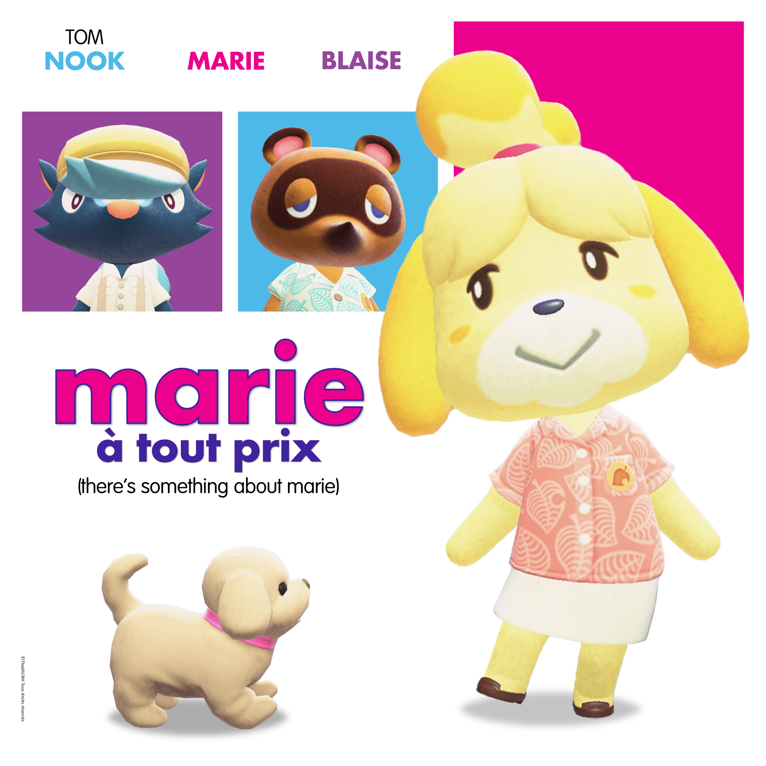 Poster Marie à tout prix HD - Carré