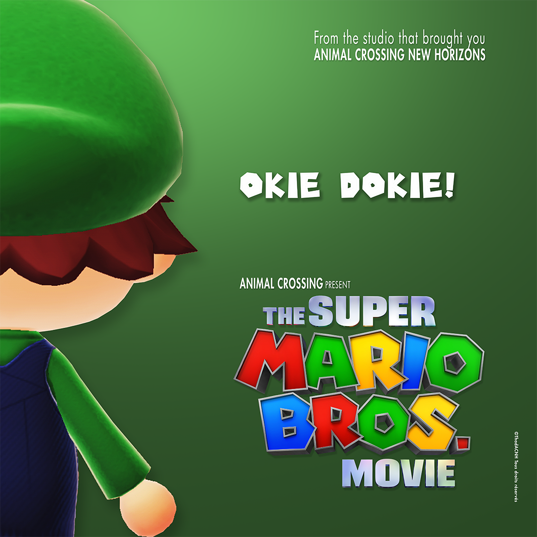 Poster Super Mario Bros (Luigi) HD - Carré