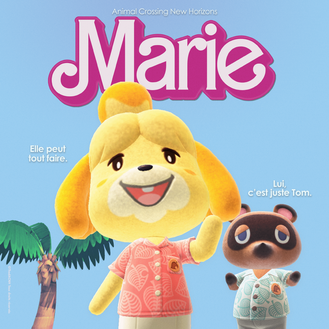Poster Marie (Barbie) HD - Carré