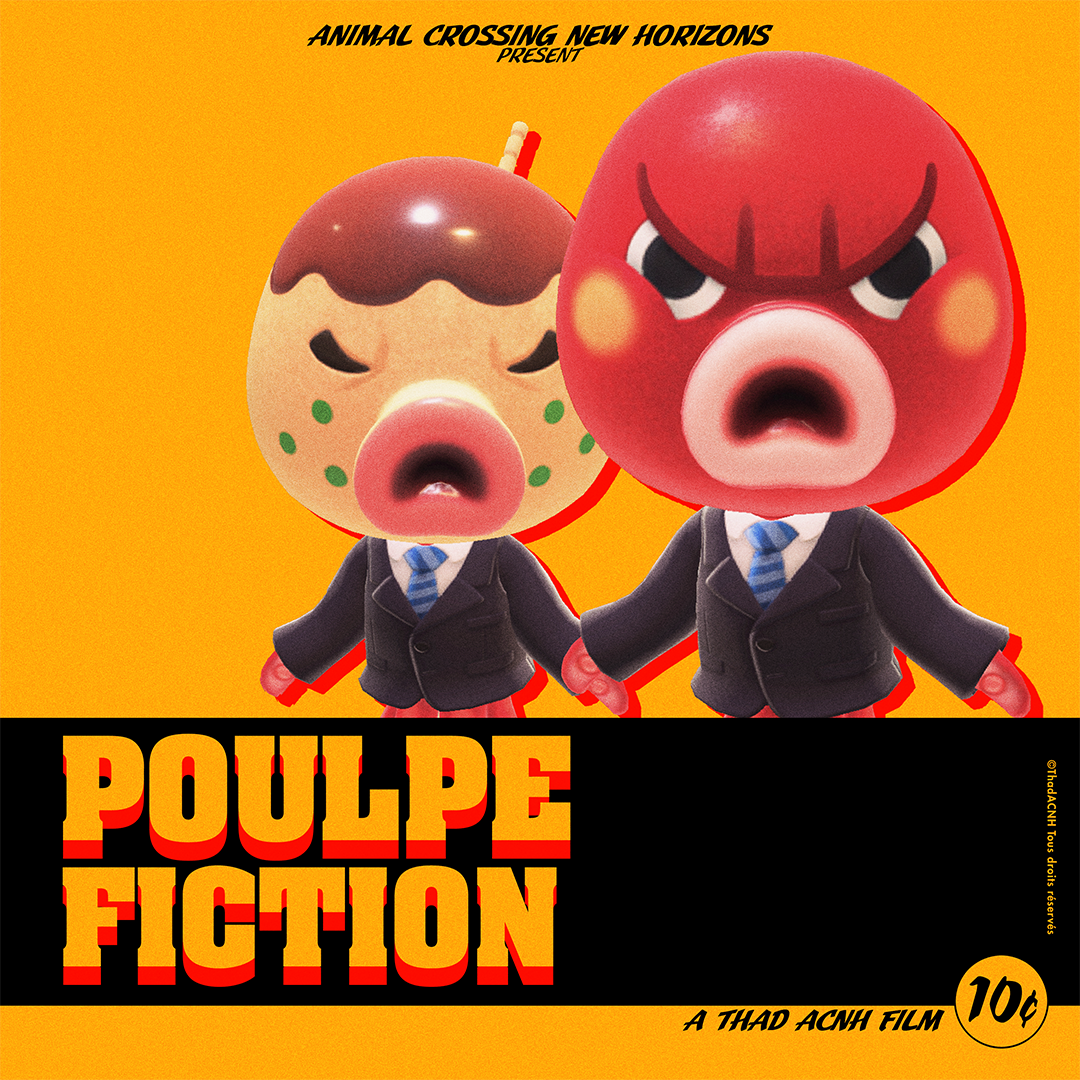 Poster Poulpe Fiction HD - Carré