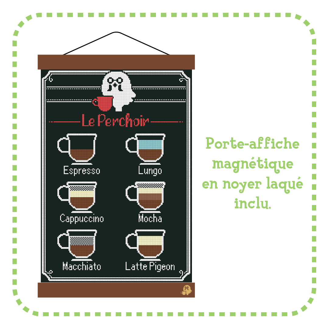 1porte affiche magnétique