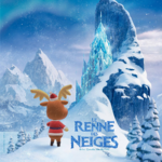 Poster Le Renne des Neiges HD - Carré