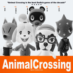 Poster Animal Crossing (Trainspotting) HD - Carré