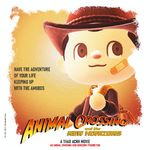 Poster Animal Crossing (Indiana Jones) HD - Carré