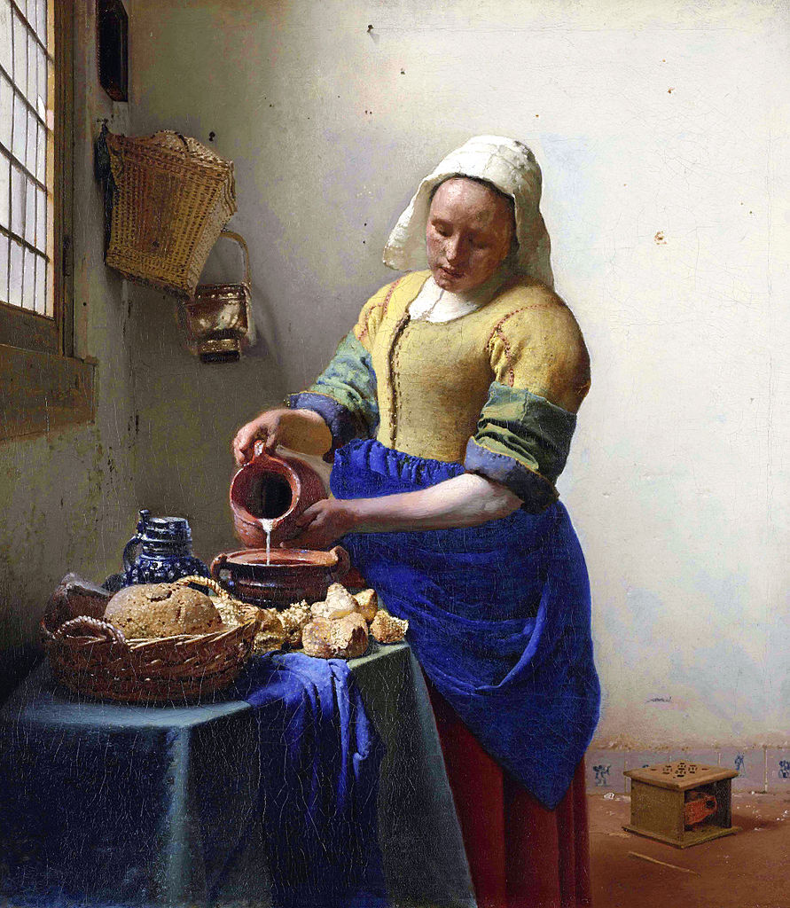 891px johannes vermeer de melkmeid