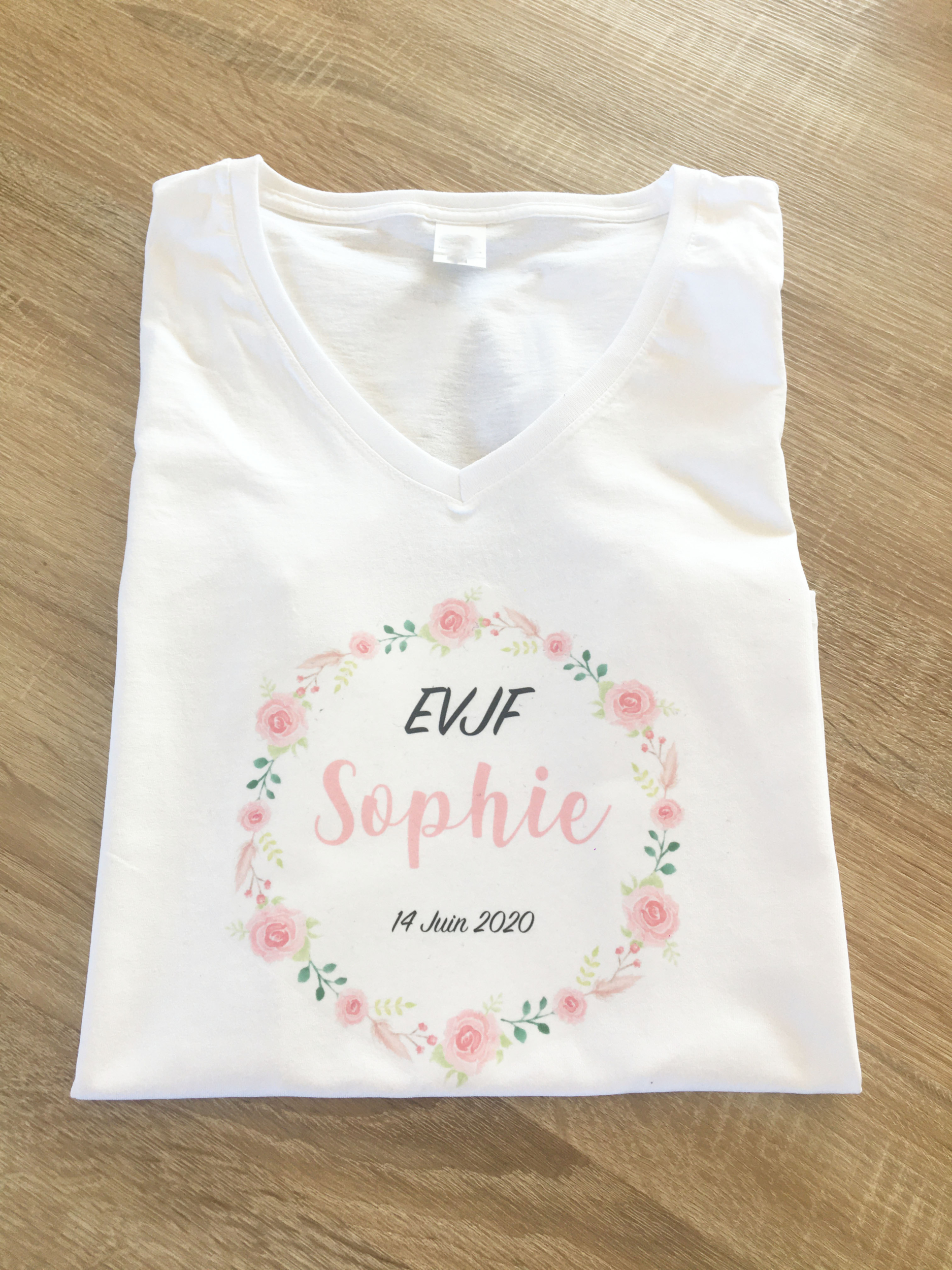 evjf sophie tee shirt plié