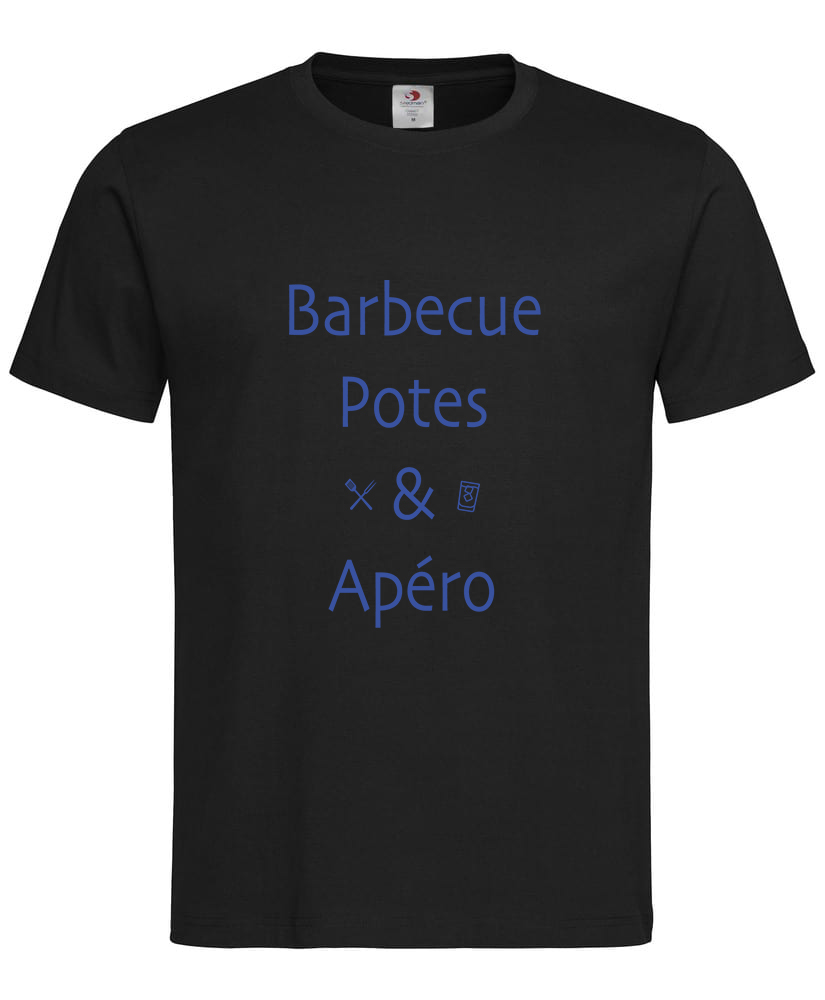 tee shirt BPA noir et bleu roi site
