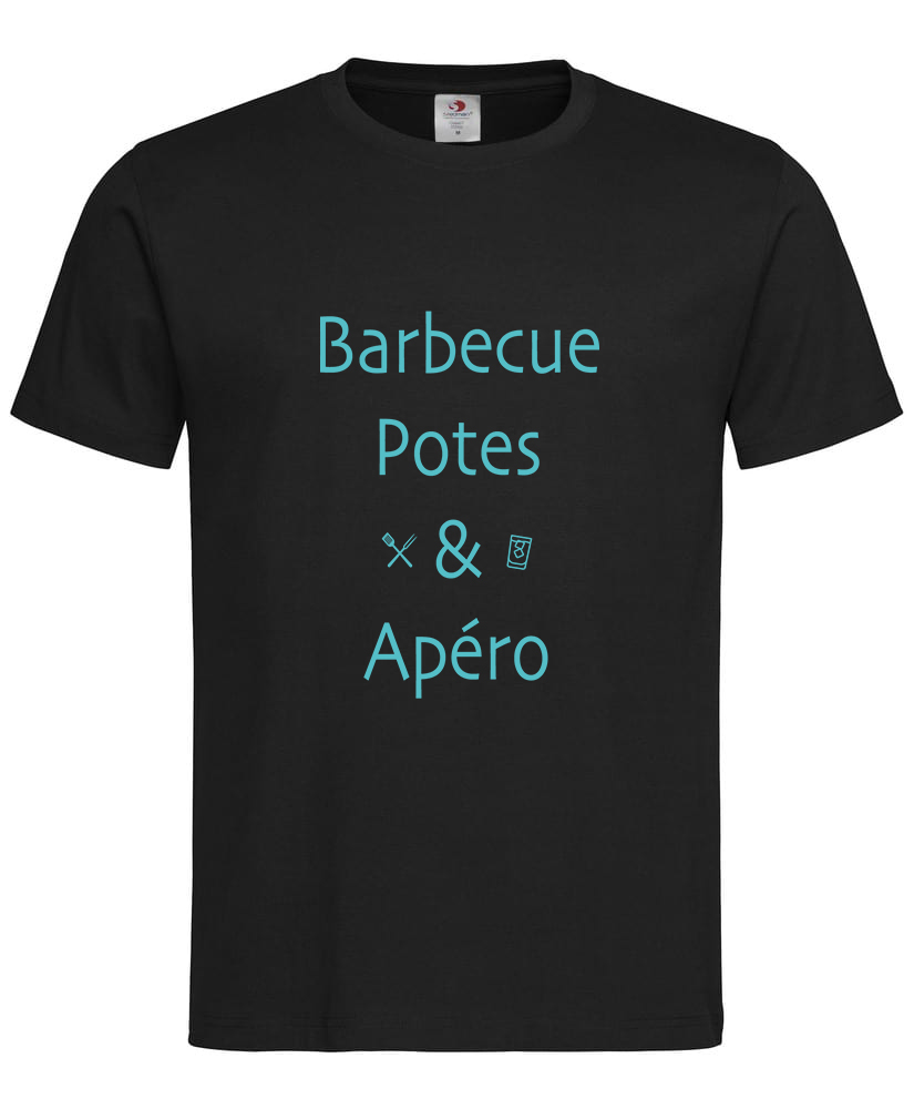 tee shirt BPA noir et turquoise site