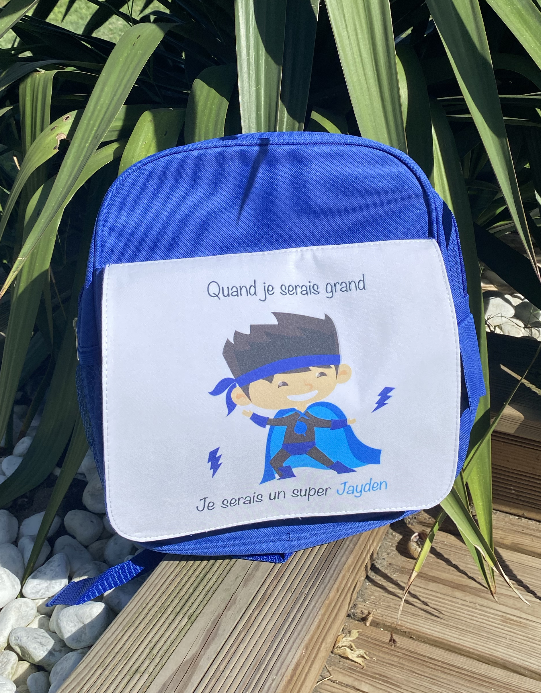 sac a dos bleu ninja