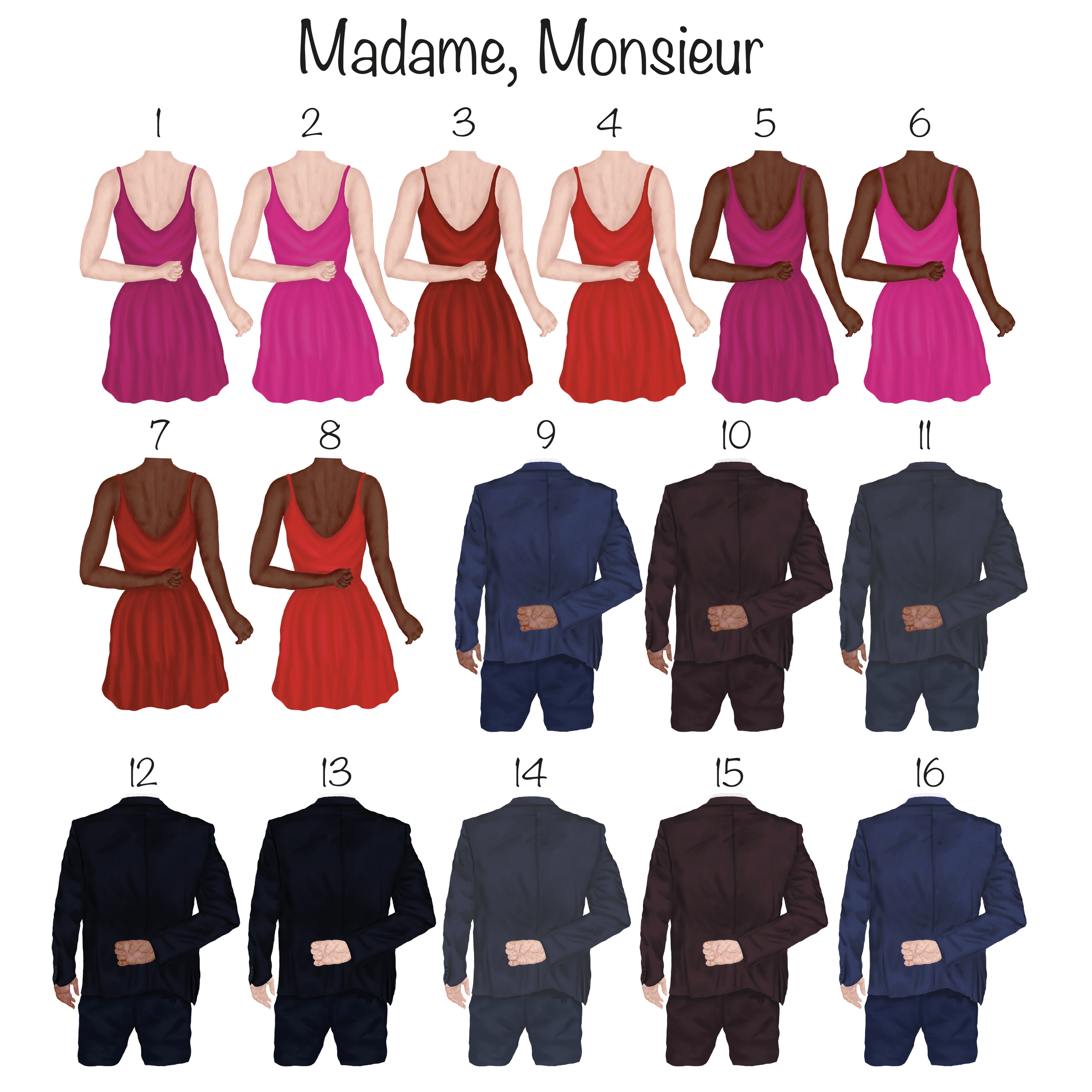 Madame, monsieur mug saint valentin 2