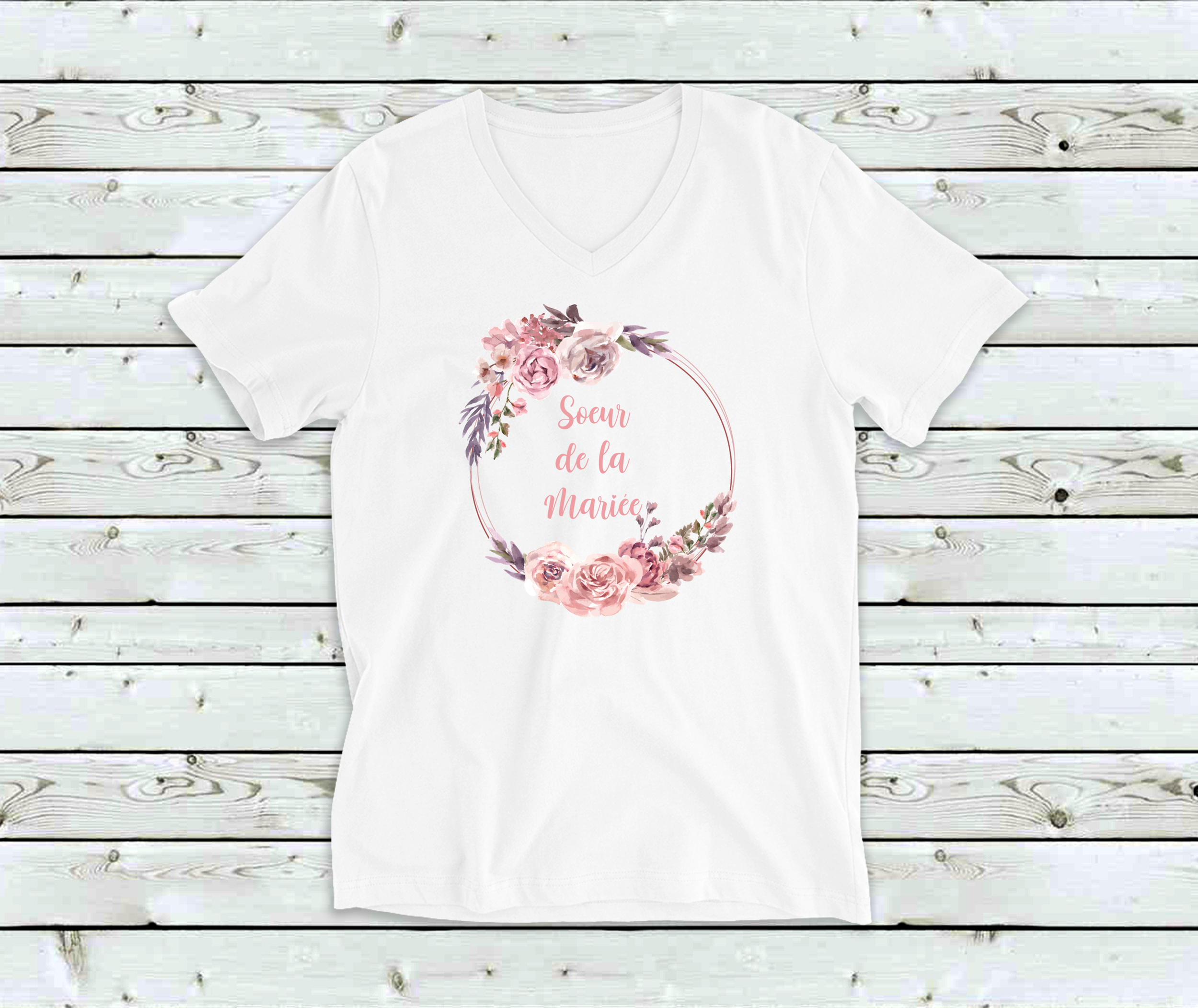 tee shirt soeur de la mariée 1