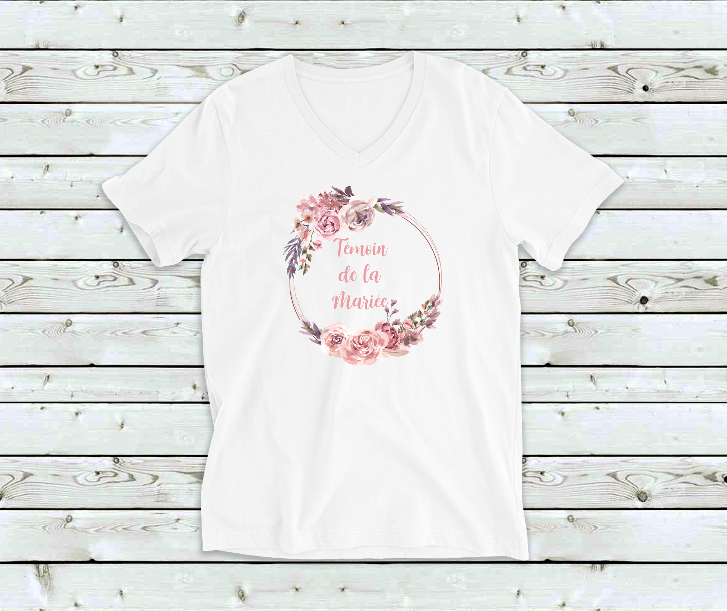 tee shirt témoin de la mariée 1