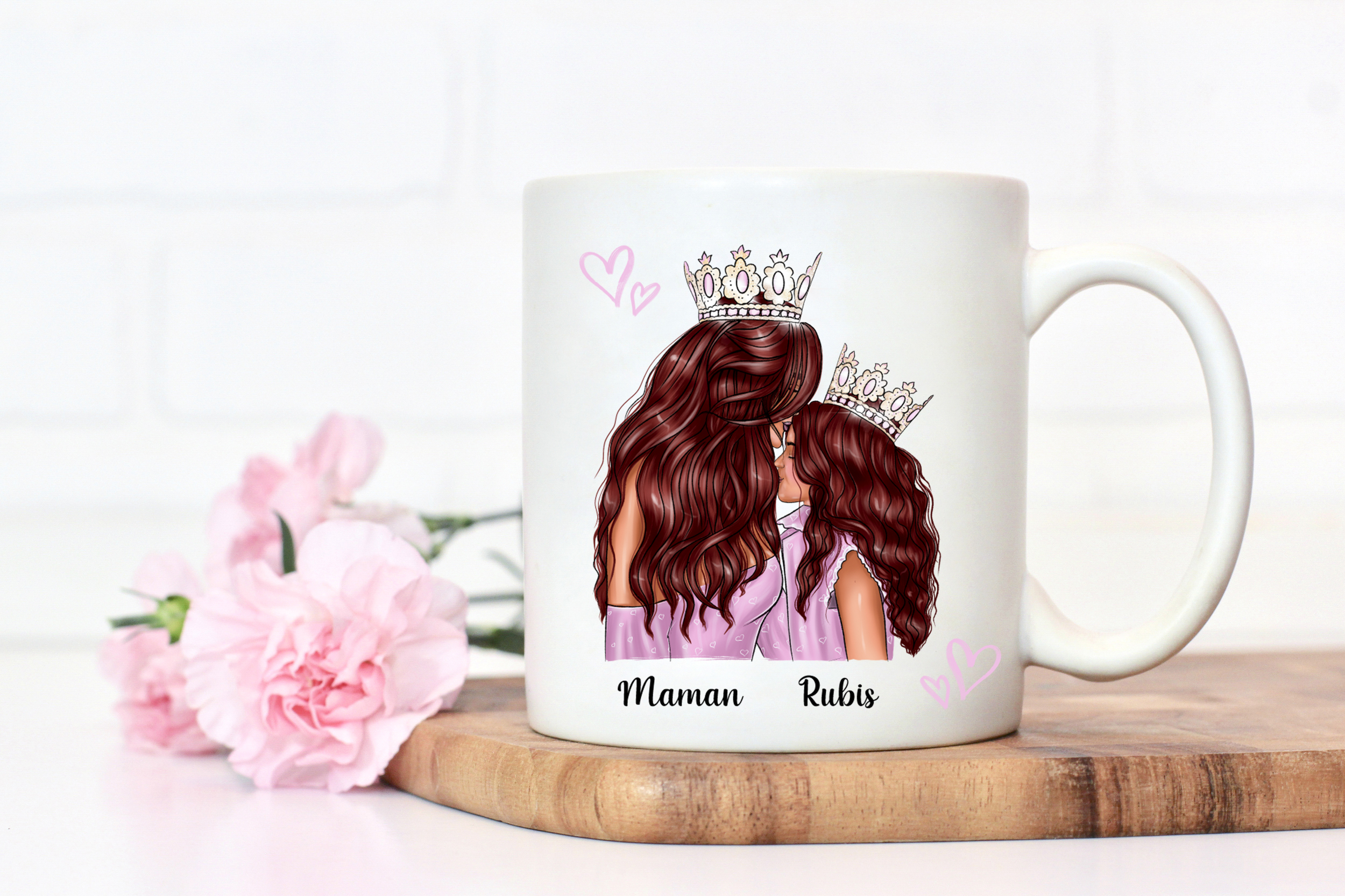 mug mere fille princesses rousses site