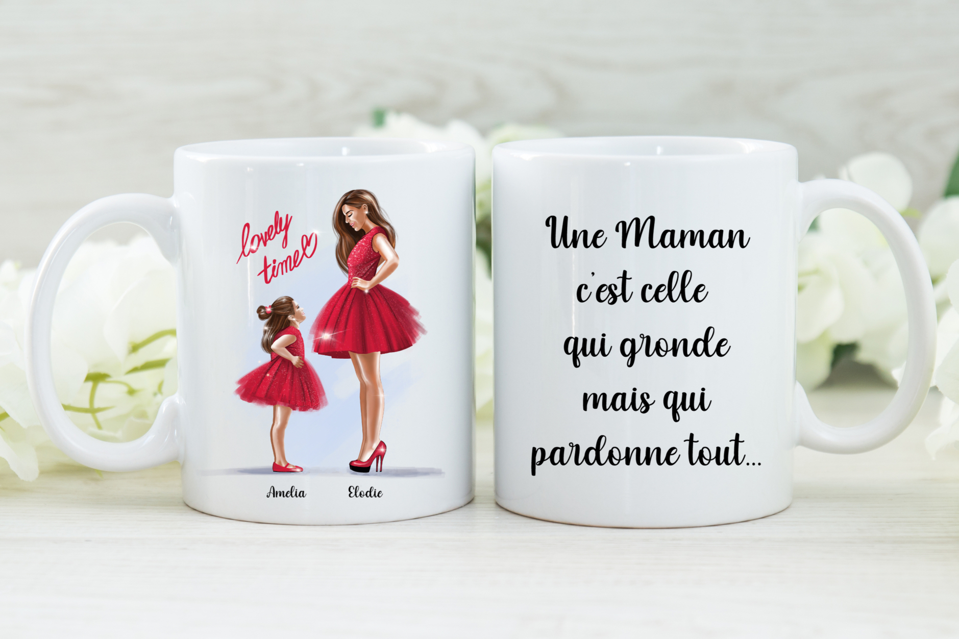 mug clipart mere fille 3 site