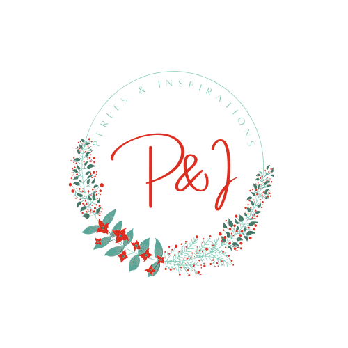 red black merry christmas circle logo