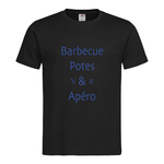 tee shirt BPA noir et bleu roi site