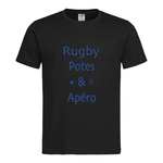 tee shirt noir RPA bleu roi site