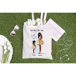 tote bag mere fille tutu doré site copie