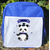 sac a dos personnalisé bleu %22Le Panda%22