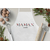Tablier maman fleuri
