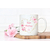 mug super maitresse coeur fleuri