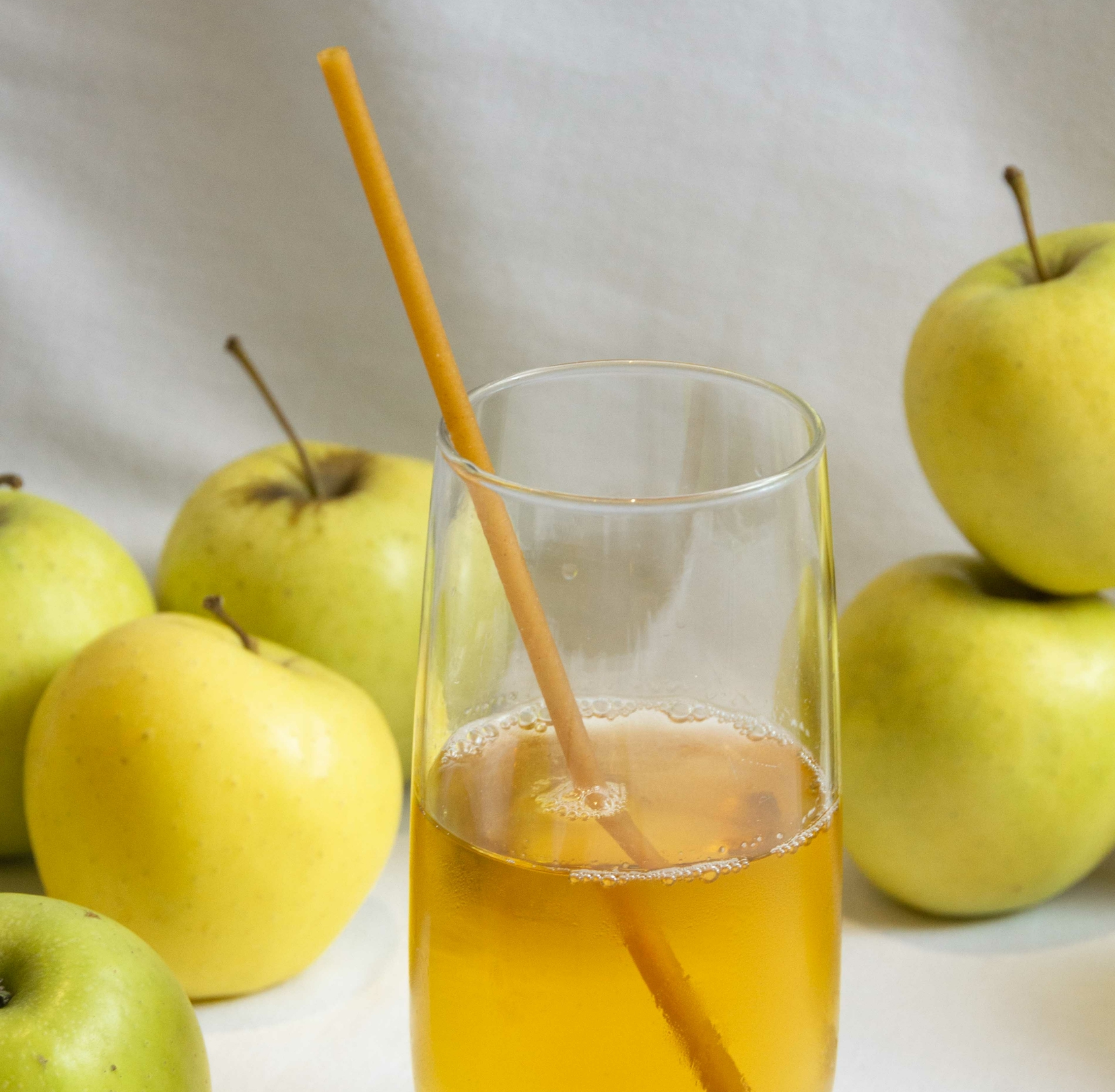 Pailles de pomme comestibles ZERO