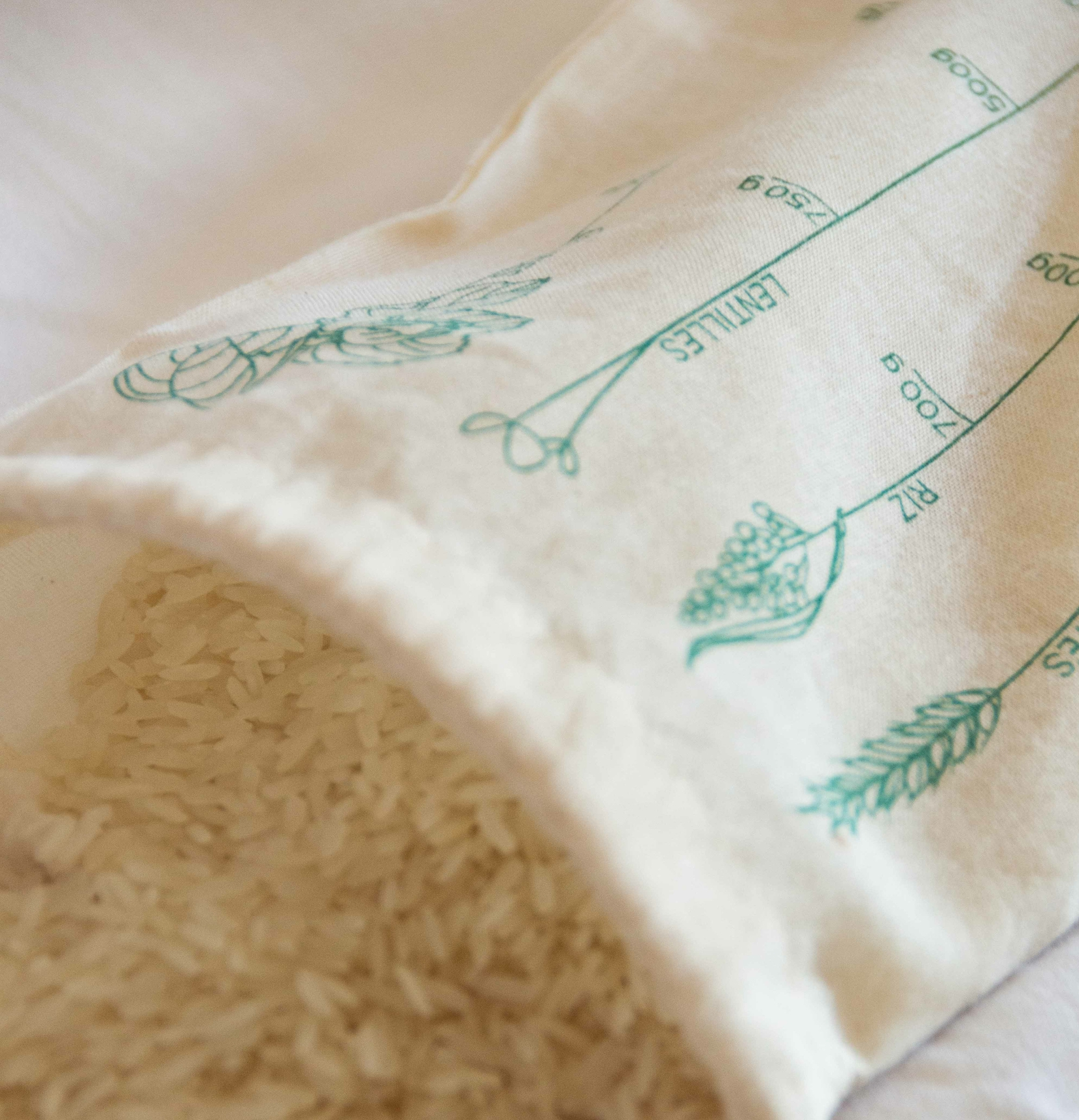 ZERO pochon doseur en coton biologique