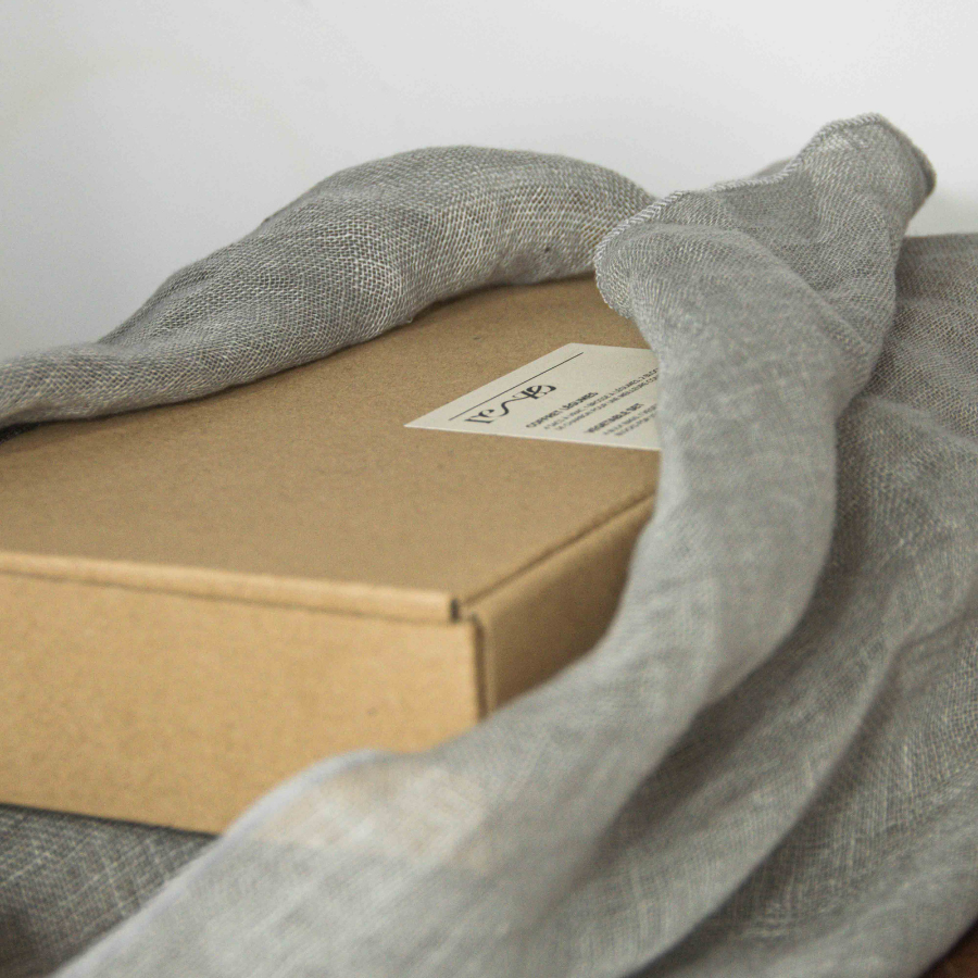 Furoshiki gris perle Rezo