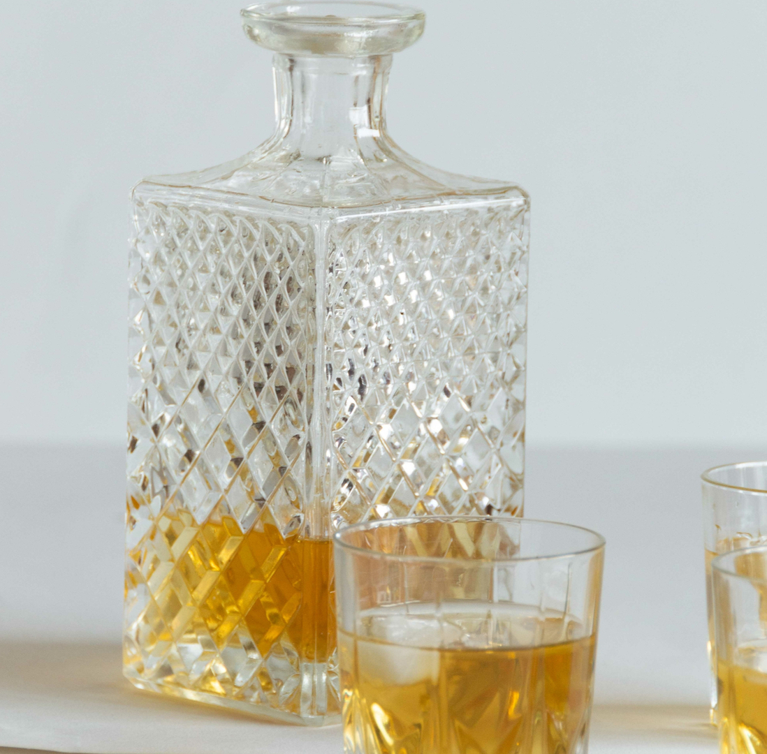 Carafe à whisky en cristal collection zero