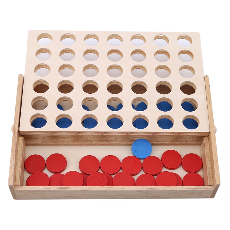 Line-Up-4-Board-familial-classique-jouet-de-Bingo-en-bois-jouet-amusant-ducatif-cadeau-pour