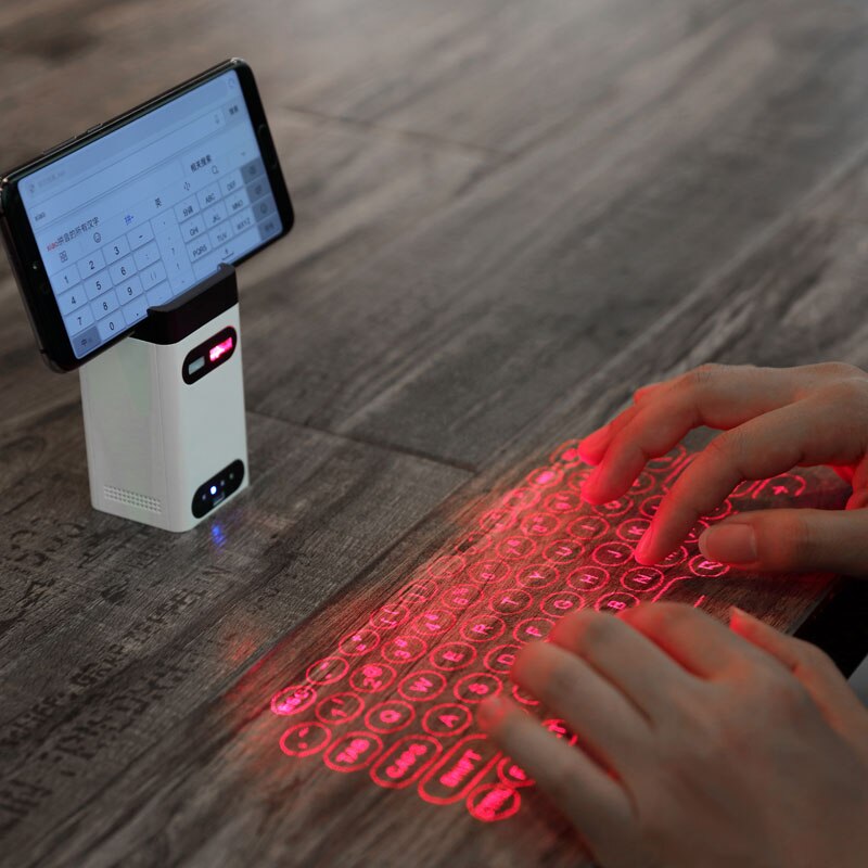 Mini-clavier-Laser-de-Projection-sans-fil-Bluetooth-multifonction-pour-iPhone-Android-IOS