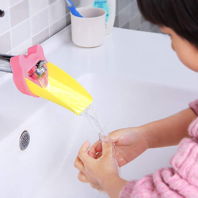 Enfants-b-b-appareil-de-lavage-des-mains-maison-salle-de-bains-robinet-Extender-dessin-anim