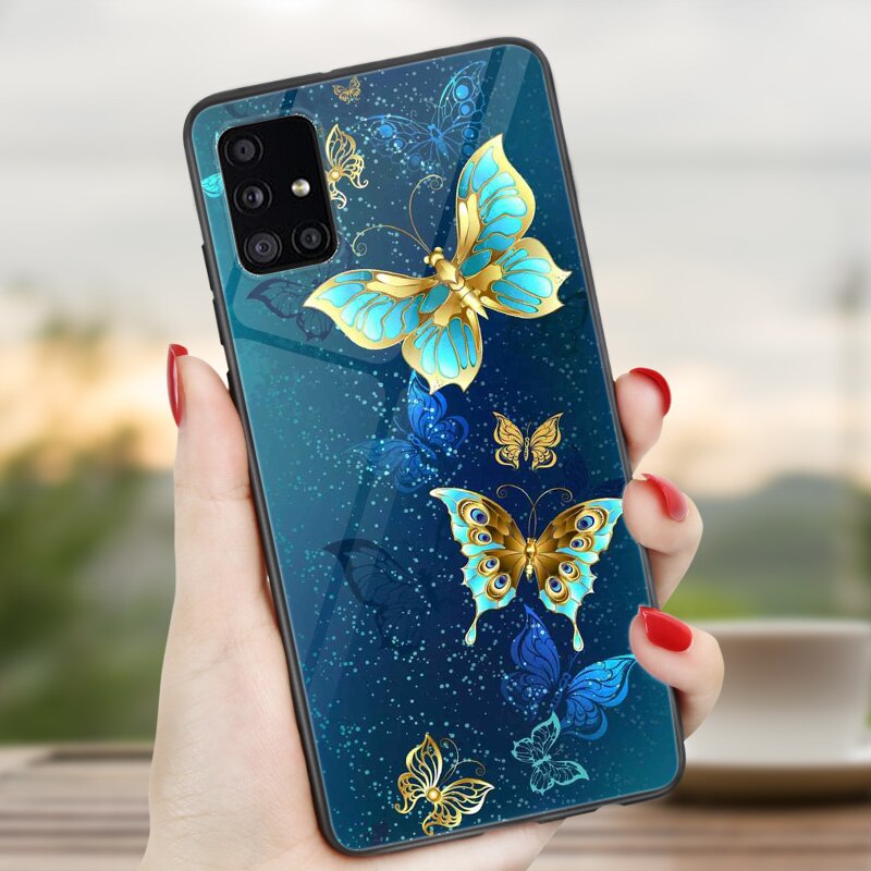 tui-de-t-l-phone-motif-de-papillon-couverture-pour-Samsung-Galaxy-A50-A70-A10
